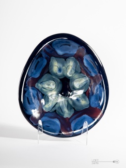 Faience platter Płażewski Włocławek