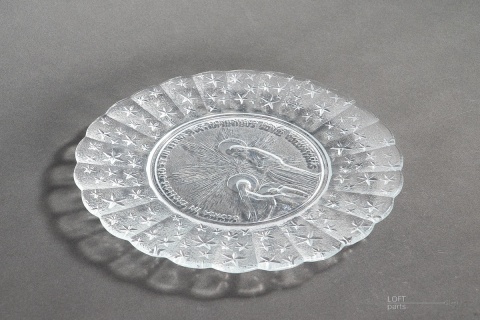 Christmas platter Glassworks Ząbkowice