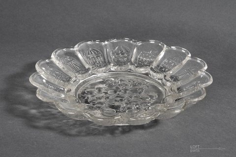 szklana patera wielkanocna