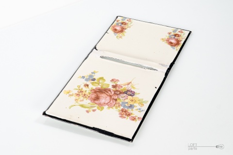 emaliowana podkładka pod kalendarz wiszący olkusz