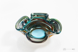 Braided ashtray Glassworks Ząbkowice