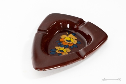 emaliowana popielniczka prl