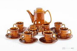 Coffee set bows pruszków