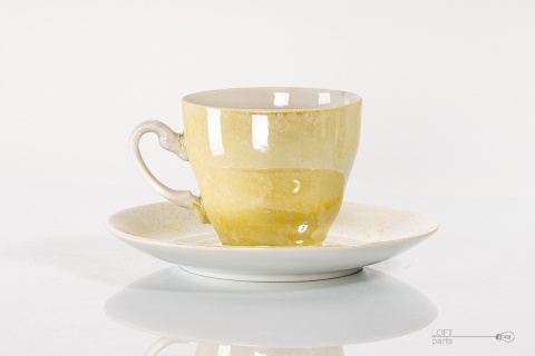 filiżanka ze spodkiem porcelana włocławek