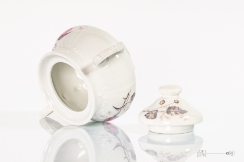 porcelanowa cukiernica prl