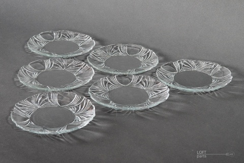 SET OF PLATES FANY GLASSWORKS ZĄBKOWICE