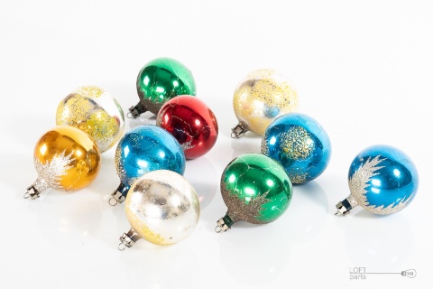 bombki choinkowe prl