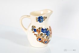 fajansowy dzbanek prl