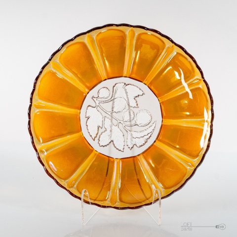 Illustrated Platter 36 Hortensja