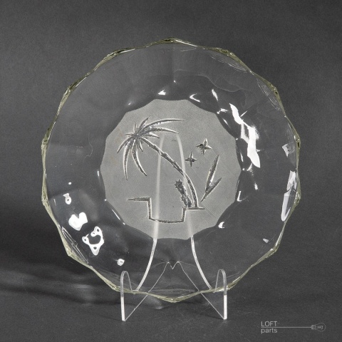 patera palma 416 huta szkła hortensja