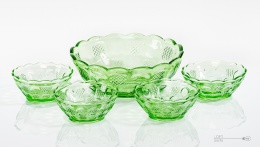 Olive salad bowls Glassworks Ząbkowice