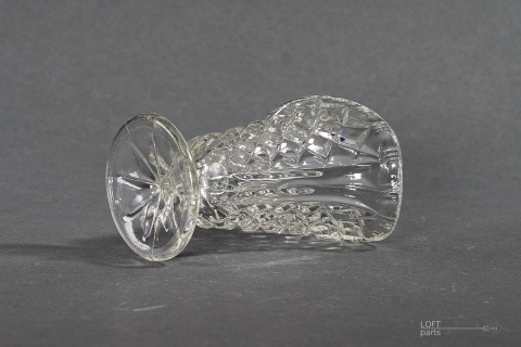 szklany serwetnik prl