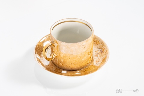 Cup with saucer Milo Karolina