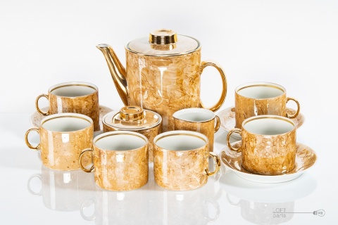 Milo porcelana coffee set Karolina PRL