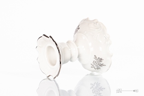 porcelanowy świecznik prl