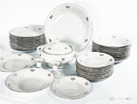 porcelanowy serwis obiadowy prl