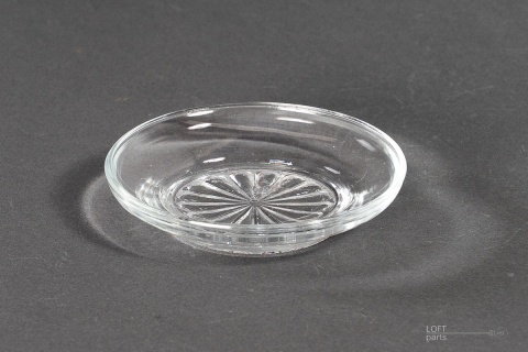 Glass saucer of the People's Republic of Poland