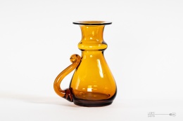 Honey Glass Candle Holder