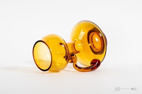 Glass candlestick PRL