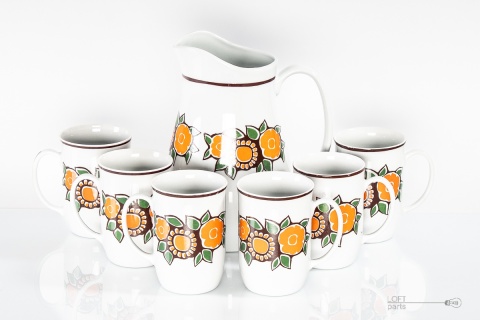 zestaw do napojów porcelana chodzież