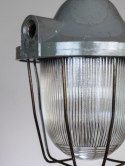 Lampa wisząca aluminiowa w kolorze szarym