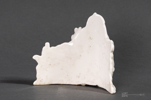 porcelanowy biały dekor