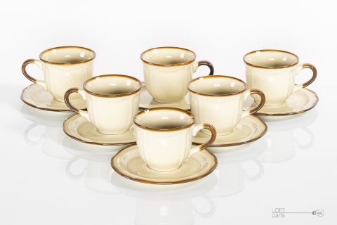 filiżanki ze spodkami nostalgia zps pruszków