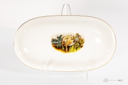 a fish dish porcelain krzysztof