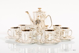 Porcelain Włocławek Coffee Set