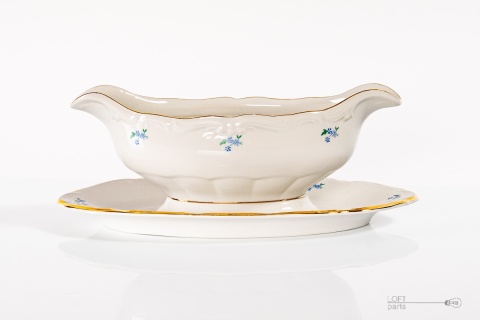 sauce boat porcelain wałbrzych