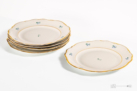 dessert plates porcelain wałbrzych