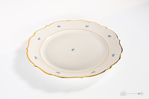 plate wałbrzych porcelain