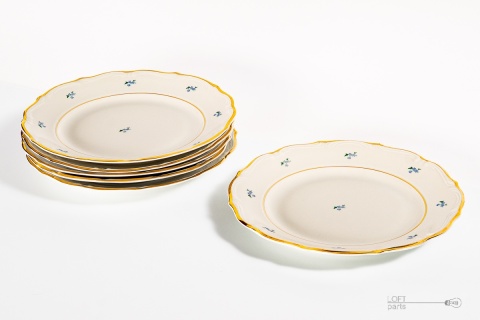 plates wałbrzych porcelain