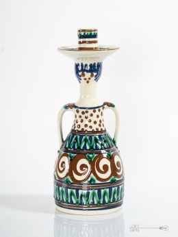 Candlestick figure of a woman