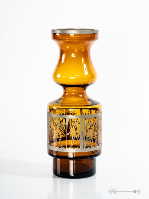 wazon z oplotem huta szkła hortensja