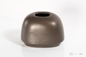 brązowy ceramiczny wazon