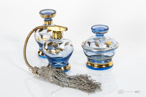 zestaw toaletowy bohemia glas