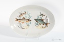 platter fish porcelain ćmielów