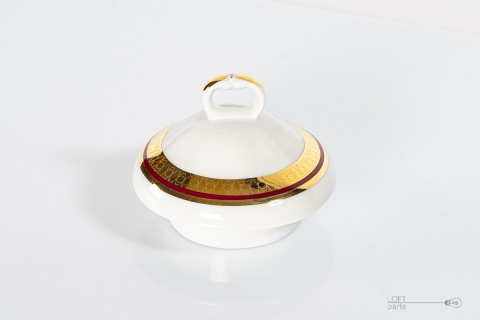 pokrywka dzbanka porcelana prl