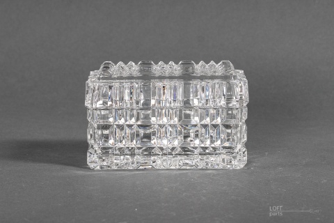 papierośnica z popielniczką huta szkła sudety