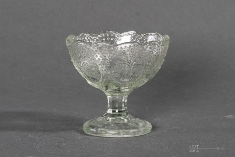 pucharek medaliony huta szkła ząbkowice