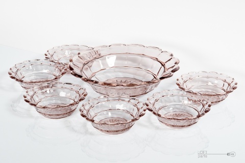 fioletowe salaterki hortensja