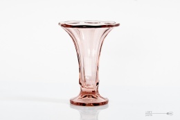 fioletowy wazon art deco