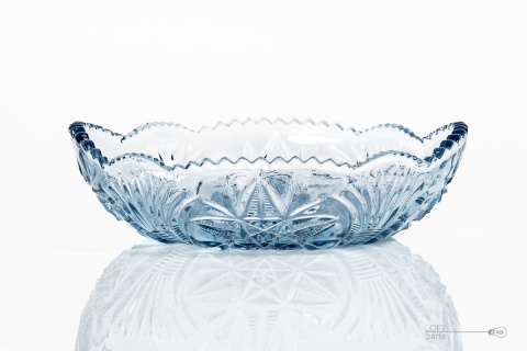 blue jardiniere 1234zabkowice glassworks