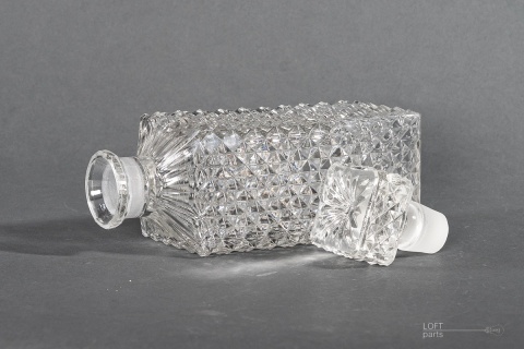 szklana karafka vintage