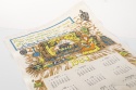 calendar 1983 on fabric