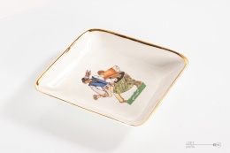 patera tańce polskie góralski porcelana wałbrzych