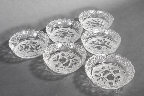 bezbarwne salaterki hortensja