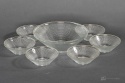 set of salad bowls grid glassworks zabkowice