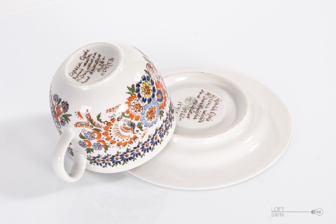 cepelia opole ręcznie malowana porcelana